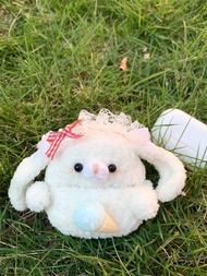 手工原創可愛冰淇淋兔子耳機套鉤織耳機套蘋果無線耳機AirPods Pr