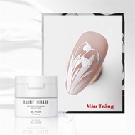 Gel vẽ trắng đen Barbie Mirage siêu đậm đặc
