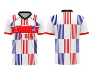 Baju Kaos Jersey Pria PIALA DUNIA 2022 AMERIKA SERIKAT USA Fullprint
