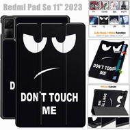 Coloured Drawing Flip Leather Case Xiaomi Redmi Pad Se Tablet 11 inch 2023 Shockproof Stand Tablet Cover