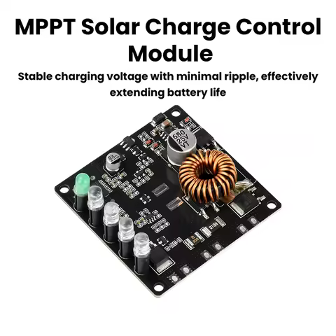 MPPT Solar Charge Controller 5A MAX 12.6V 3S Lithium Battery Charging Energy Storage Power Supply Mo