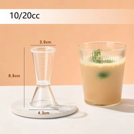 TIMECAFE จิ๊กเกอร์ สแตนเลส และ พลาสติก ถ้วยตวง2ด้าน แก้วชง มีสเกล Jigger