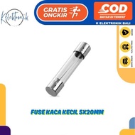 SMALL GLASS FUSE 5X20MM GLASS FUSE