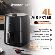 Gaabor 4L Air Fryer Oven Smart Uniform Heating 360 Hot Air Circulation AF40M-WH01A/BK03A