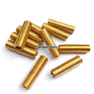 Sok drat sok drat Kuningan M6XM8(baut kunci 10 x baut 12)