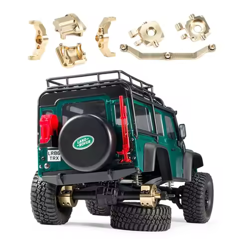 TRX4M Brass Weight Steering Link Blocks Knuckle Diff Cover Caster Blocks for 1/18 RC Crawler TRX-4M 