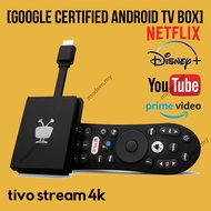 TiVo Stream 4K Certified Android TV Box Netflix Dolby Vision Dolby Atmos Chromecast