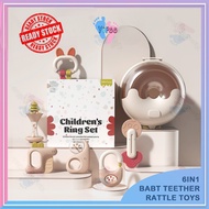 Baby Toys 3-6 Months Baby Rattle Set 0-6 Months Baby Teether Toys 4 Months Mainan Gigit Bayi  AC-397