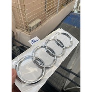 Audi front bumper symbol - audi rear trunk symbol - audi logo - Q7 - Q5 -A4 -A6...