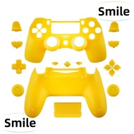 SMILE Game Controller Shell, Durable Back Cover Gamepad Housing Shell, Accessories Repair Faceplate Cover Gaming Gamepad Full Buttons Set for PS4 Slim/ Playstation 4 Slim