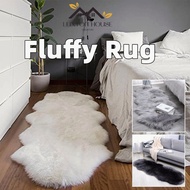 60*90cm 60*120cm Fluffy Rug Anti-slip Fur Carpet Long Nordic Bedroom Bedside Rugs Fluffy Floor Mat M