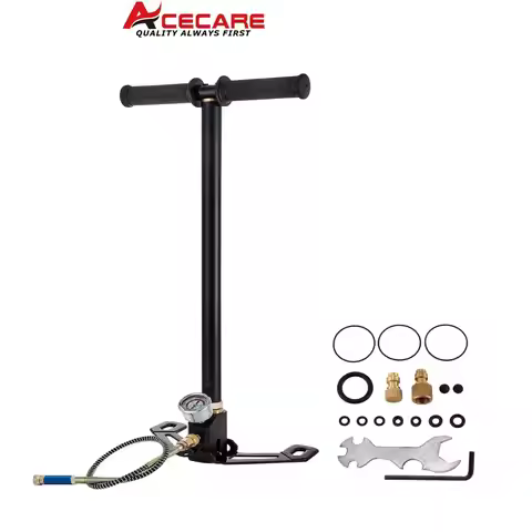 ACECARE 30mpa 4500psi 300bar 3 Stage High Pressure Air PCP Pump For Pcp Hunting Car Bicycle Refillin