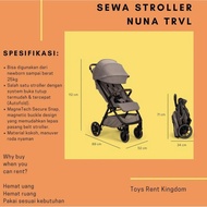Sewa stroller nuna trvl travel cabin kabin size preloved second