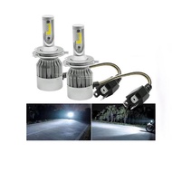 Led 2Pcs C6 Lampu Asal H3 H4 H8 H9 H11 Kabus Cahaya Mentol Kabus Lampu H4
