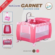 Giant Carrier Playpen Garnet Pack & Carry Crib for Baby Pink