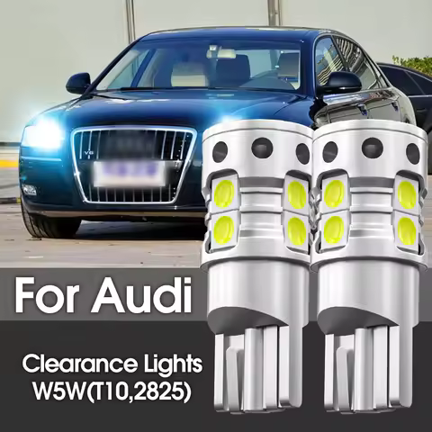 2pcs LED Clearance Light Parking Bulb Lamp W5W T10 194 Canbus For Audi A3 8L 8P 8V A4 B5 B6 B7 A6 C5