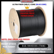 FTTH IB Drop Fiber Optic Cable 1Core 1000m (Core Biru)