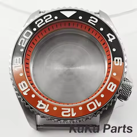42mm SKX007 Mod NH35 Orange Ring Watch Case For NH35 NH36 4R35 4R36 7S26 Movement 28.5mm Dial Men's