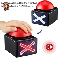 Game Answer Buzzer, Game Buzzer Alarm Sound Play Button with Light Trivia Quiz Got Talent Buzzer Toy
