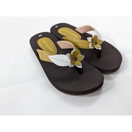 (BIG SIZE) super comfortable women's Thai foam sandals with PU leather straps decorated with super c