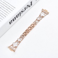 Diamond Four-leaf Clover Metal Strap For Huawei Watch Fit 5 5 Pro Smart Watch Women Band Bracelet