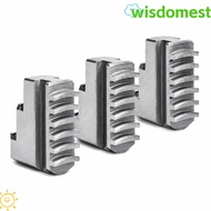 WISDOMEST 3pcs K11-100 Internal Jaw, Steel 20CrMnTi 4in Chuck Jaw, Durable High Strength Long Servic