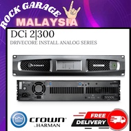 Crown DCi 2|300 Two-channel, 300W @ 4Ω Analog Power Amplifier, 70V/100V ( DCi-2|300 / DCi2|300 )
