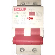 RCCB RCBO ELCB 6A 10A 16A 20A 25A 32 40A 50A 63A EARU