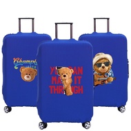 Essential Travel Equipment 18-32 Inch Bag Luggage Cover Dust Bear Pattern
