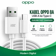 OPPO Type C 8A SuperVOOC Cable Fast Charging USB to Type C 1M Super Fast Oppo Charging Cable