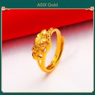 ASIXGOLD Gold 916 Ring Women's Korean Gold Bangkok Gold Saudi Gold Love Ring Elegant Charm Jewelry