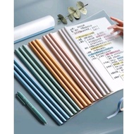 (10pcs) PVC Slide Binder A4 Size / A4 File Slot Binder