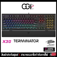 NUBWO X30 TERMINATOR Mechanical Keyboard คีย์บอร์ดเกส์มิ่ง มีให้เลือกทั้ง Blue SW และ Red SW BLACK/RED SW