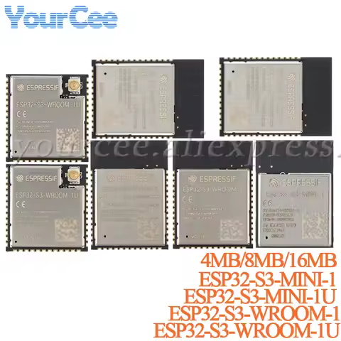 10pcs/1pc ESP32 ESP32-S3-WROOM-1 ESP32-S3-WROOM-1U ESP32-S3-MINI ESP32-S3-MINI-1U Dual Core 4MB 8 16