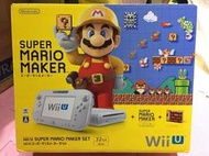 自有收藏 日本版 任天堂 Wii U 32G 馬莉歐製作大師 同綑組 超級瑪莉歐 Super Mario Maker