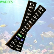 WADEES Thermometer Clearly Display 1Pc for Aquarium Convenient Use Tools Fridge Temperature Measurement Stickers