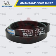 Isuzu Trooper V6, Ford Laser GTI 1.6, Ford Laser 1.3 A/C, Mazda Astina MICHELIN Fan Belt (4PK890)