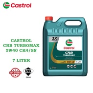 MINYAK CASTROL CRB TURBOMAX 5W40 CK4/SN , 3X7L