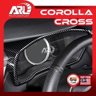 Toyota Corolla Cross XG10 Meter Lining Carbon Fiber Design Trim For Corolla Cross For Cross (2020-20