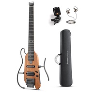 (in stock) DONNER HUSH-X Ultra Light Electric Guitar Professional Rock Beginner Headless Travel Guit