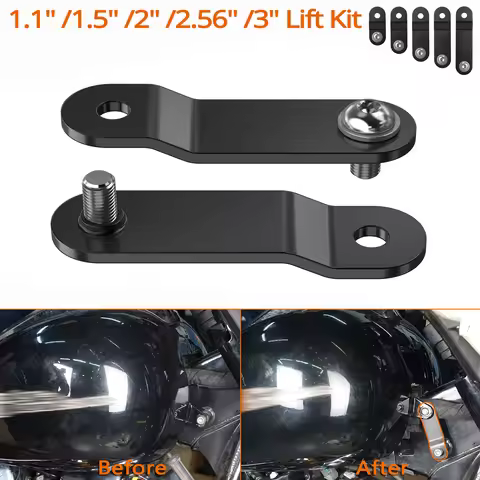 1.1/1.5/2/2.56/3" Fuel Tank Lift Brackets for Harley Dyna Street Bob Fat Bob Low Rider Super Glide I