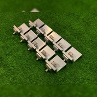 TREETOOLS ตัวยึดท้ายแผง แผงโซล่าเซลล์ End Clamp 3.5-4.00 เซนติเมตร (10ชิ้น/แพ็ค) End Clamp โซล่าเซลล
