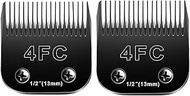 4FC Blades Dog Grooming Blades Compatible with Andis/Oster A5/Wahl KM-10 Series Dog Clippers,Detacha
