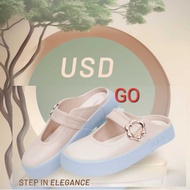 Gof PORTO LADY USD FUJI Sandals Viral Slop Jely Buckle Korean Sandals women casual sandals trendy qu