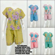 Hap Kenanga Short Babydoll Short Pajama/ Premium One-Piece Sleepwear Casual Home Wear Set/ full Fron