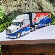 Diecast Peterbilt 579 Semi Tractor Truck Container 1:32 Loose Miniature Display Toy