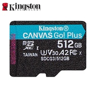 Kingston  Micro Sd Card  64G  128G  256G  512G  (170M 90M / U3 4K V30 A2)  Speed up to 170M/s  For Mobile Phones  Monitors  Dashcams  Camera