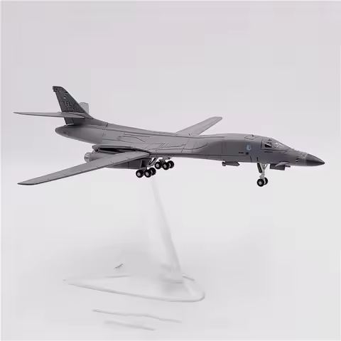21.5CM 1/200 scale US B-1B long-range strategic bomber fighter aircraft airplane models adult childr
