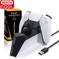 Charger for Sony PlayStation5 Wireless Controller Type-C USB Dual Fast Charging Cradle Dock Station