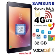 Samsung Galaxy Tab A 8.0 T385 32GB 4G LTE WiFi with SIM Voice Call 8 Inch Touch Screen 3GB RAM Android 8 Qualcomm Quad-core 1.4 GHz Camera Tablet PC Used unit